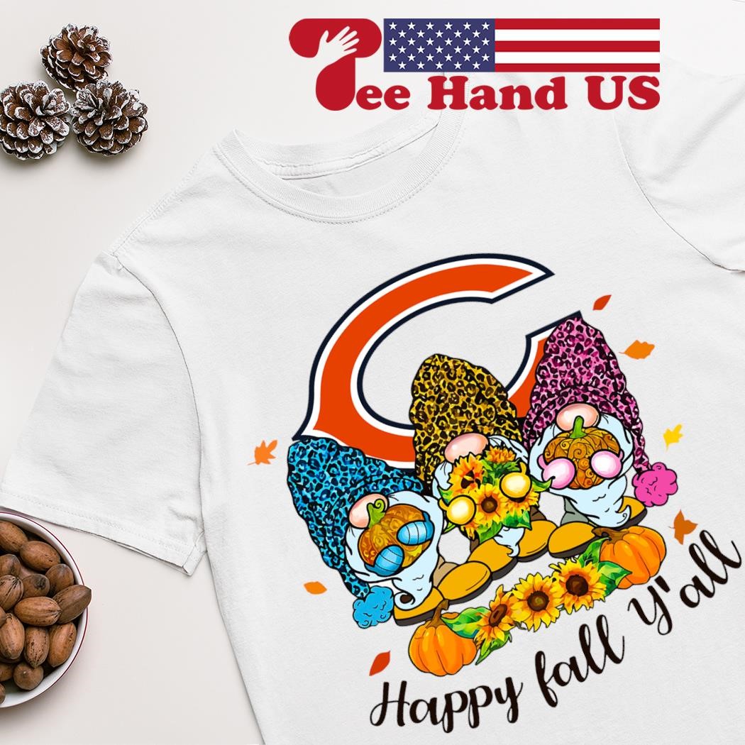 Chicago Bears Happy Fall Y'all shirt, hoodie, sweater, long sleeve and tank  top