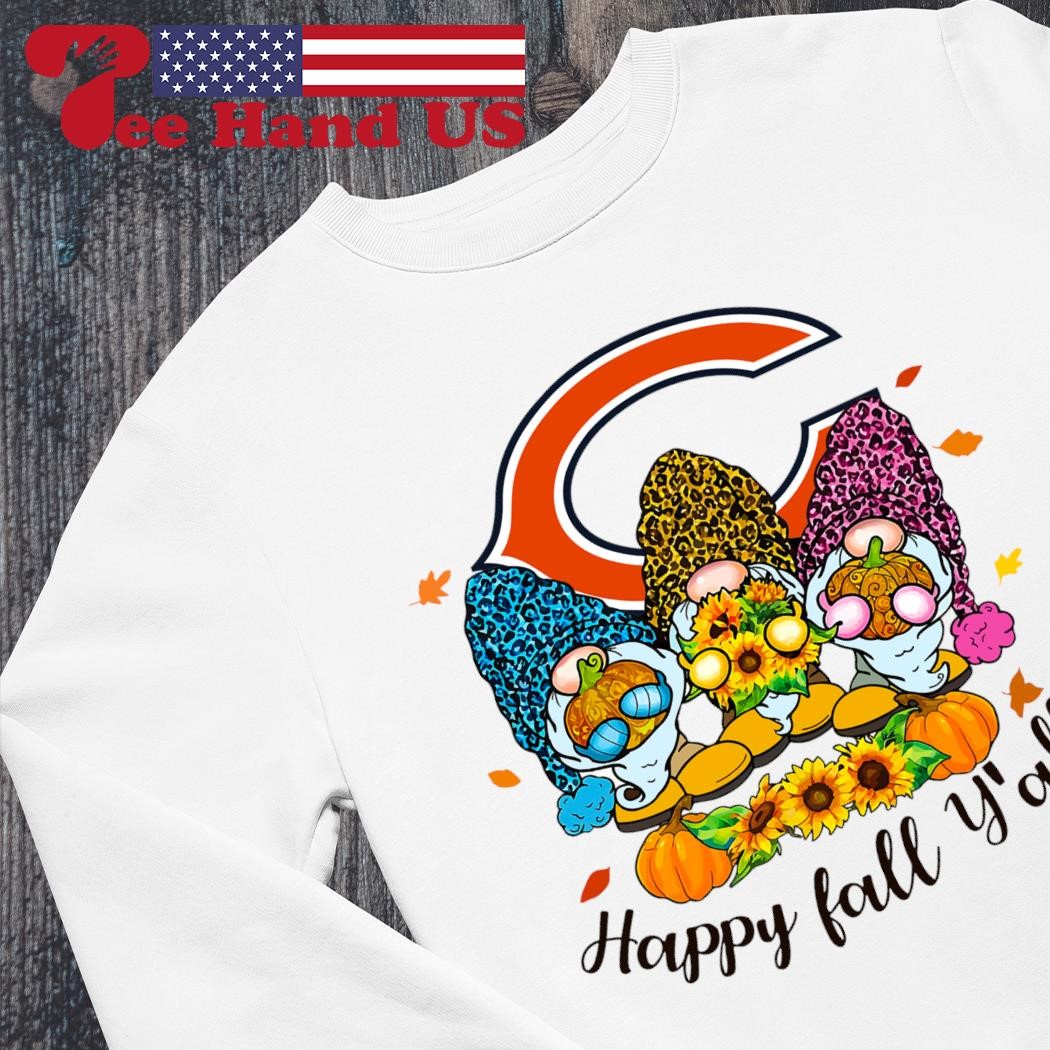 Chicago Bears Happy Fall Y'all shirt, hoodie, sweater, long sleeve and tank  top