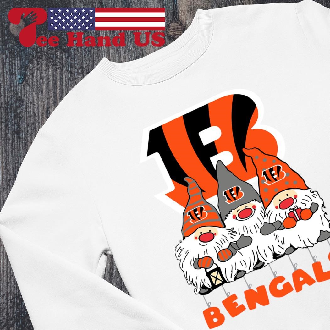 Happy Merry Christmas the Gnomes Cincinnati Bengals logo shirt, hoodie,  sweater, long sleeve and tank top