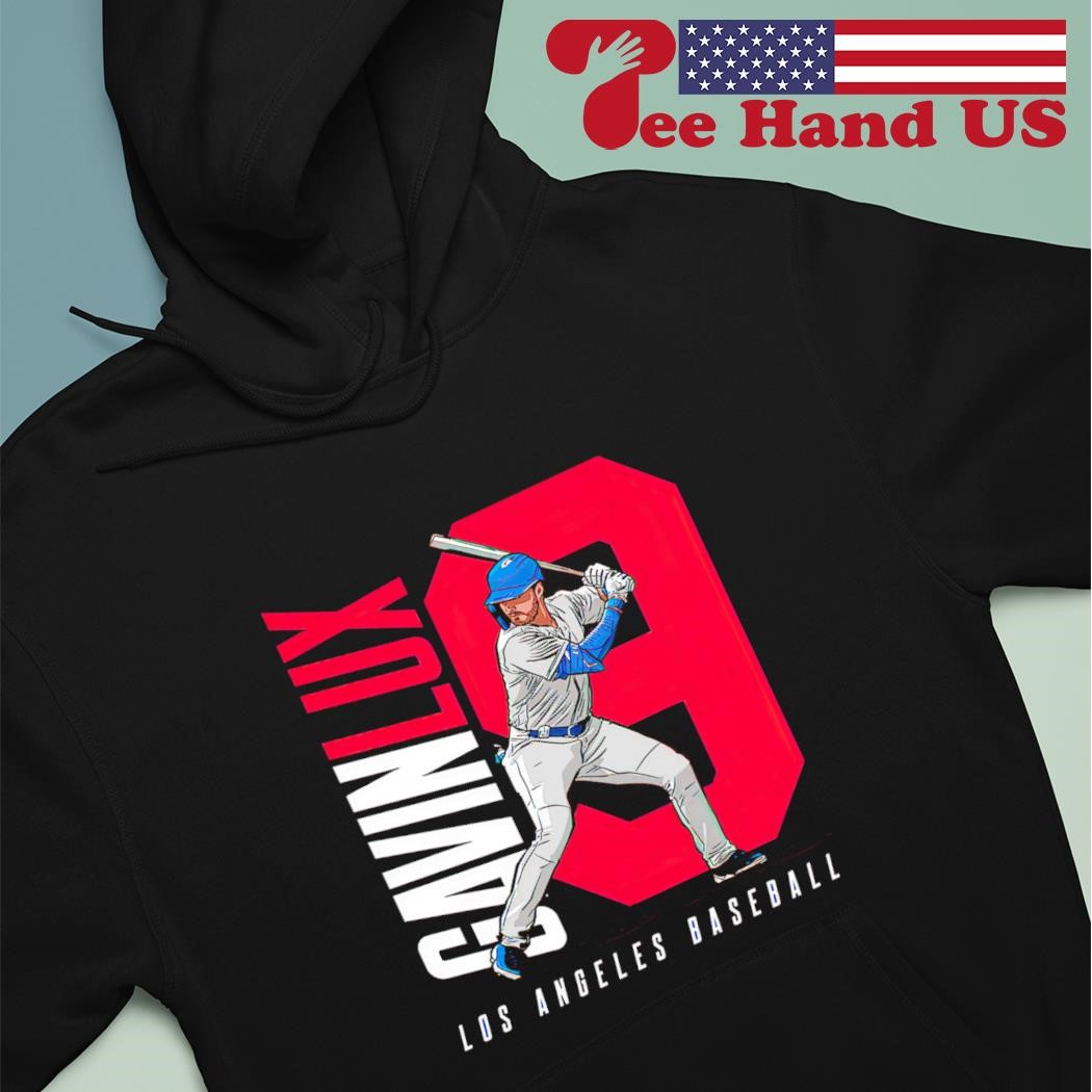 Gavin Lux Name and Number Los Angeles Dodgers shirt hoodie.jpg
