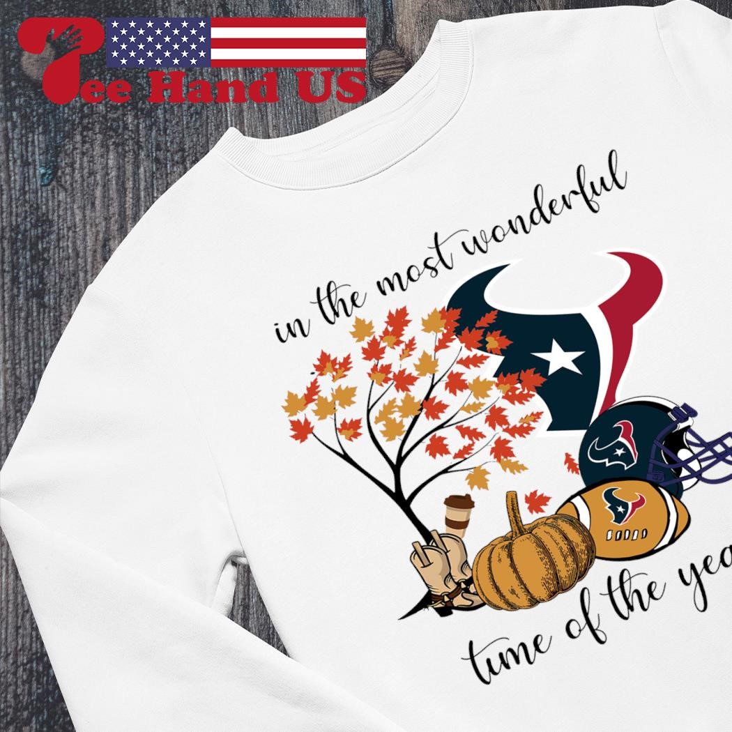 Houston Texans In The Most Wonderful Time Of The Year shirt, hoodie,  sweater, long sleeve and tank top