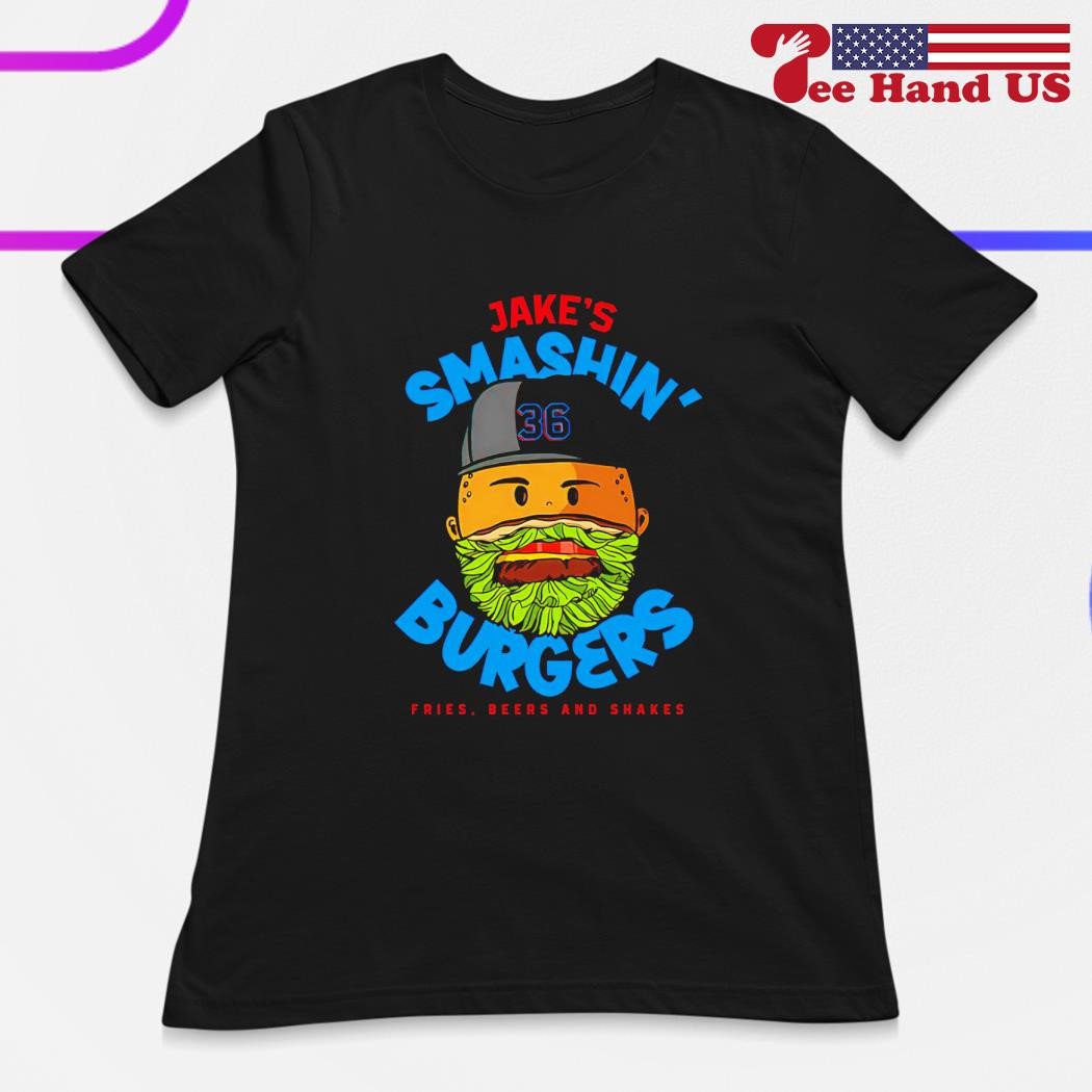 Jake Rurger Smashin' Burgers MLBPA shirt, hoodie, sweater, long sleeve and  tank top