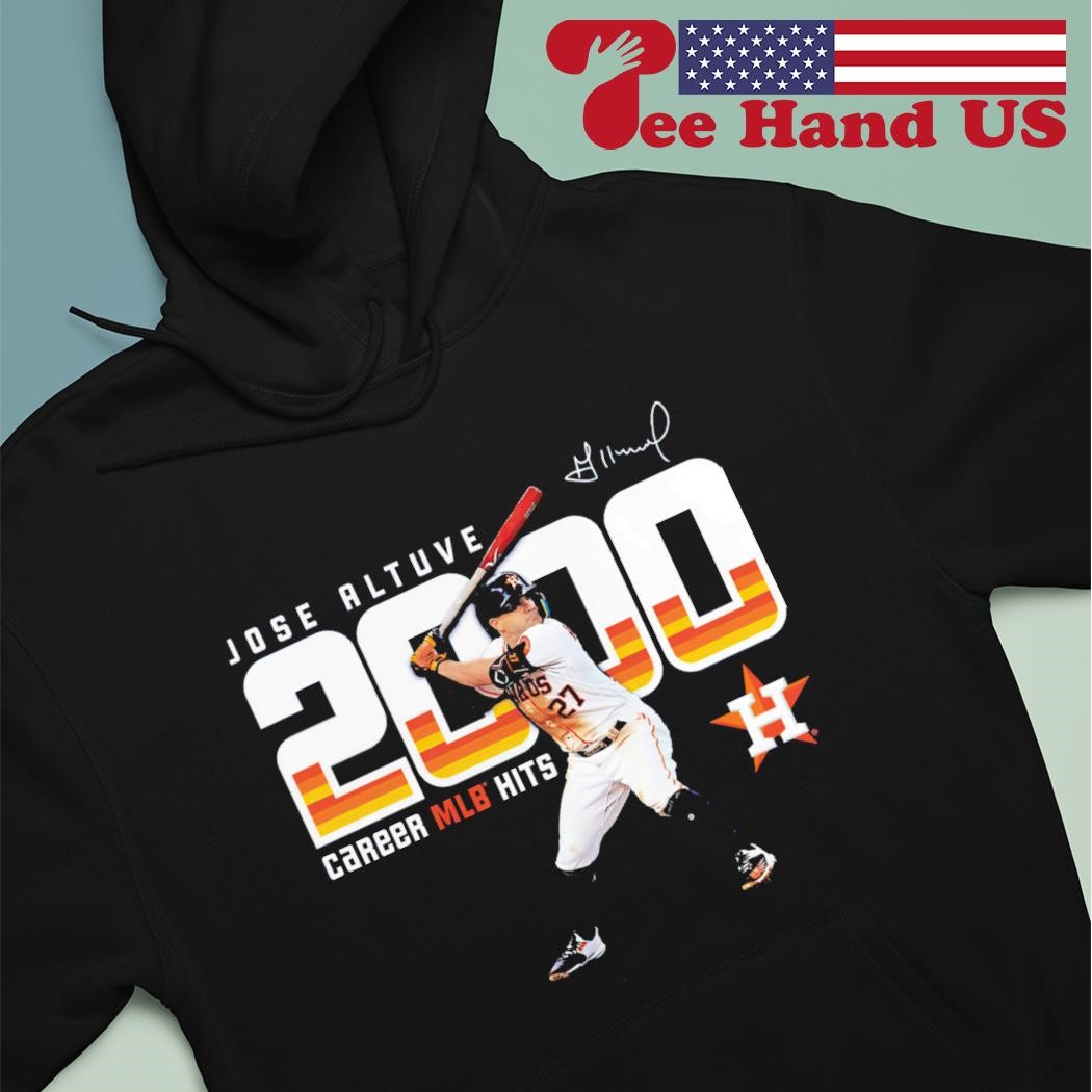 Jose Altuve Houston Astros 2000 Career Hits T-Shirt, hoodie