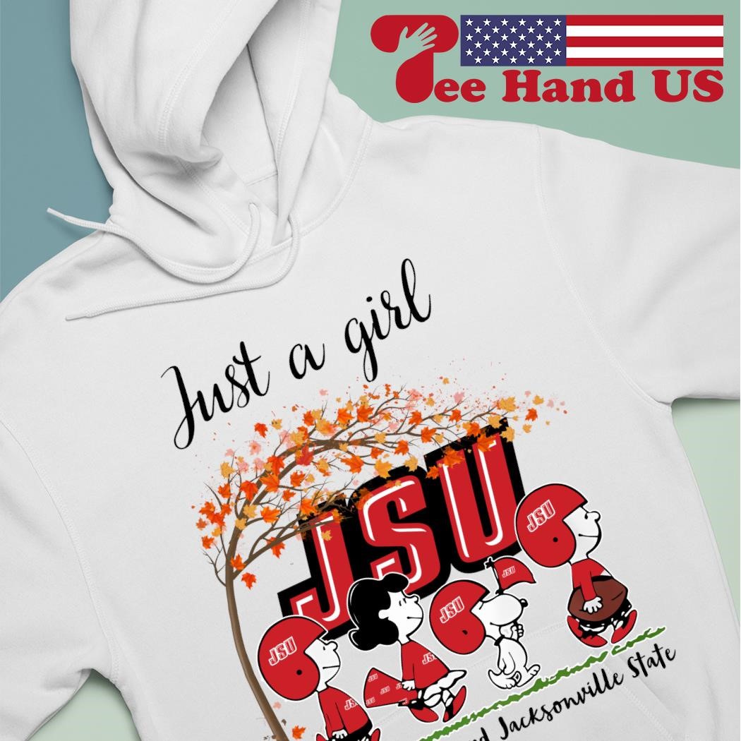 Just A Girl Who Loves Fall and Florida International Panthers Peanuts  Cartoon Halloween T-shirt, hoodie, sweater, long sleeve and tank top