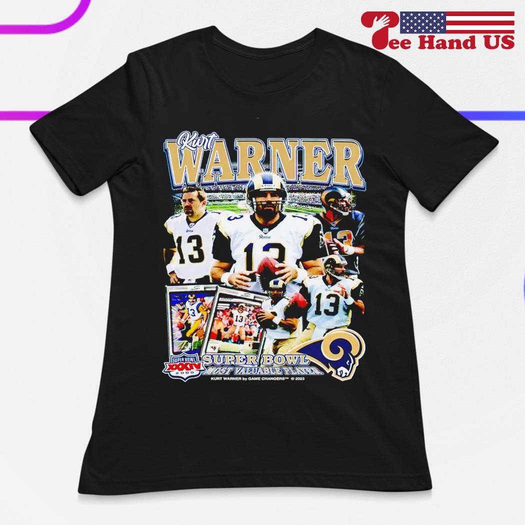 Kurt Warner Tee Super Bowl Most Valuable Player Los Angeles Rams Shirt,  hoodie, sweater, long sleeve and tank top