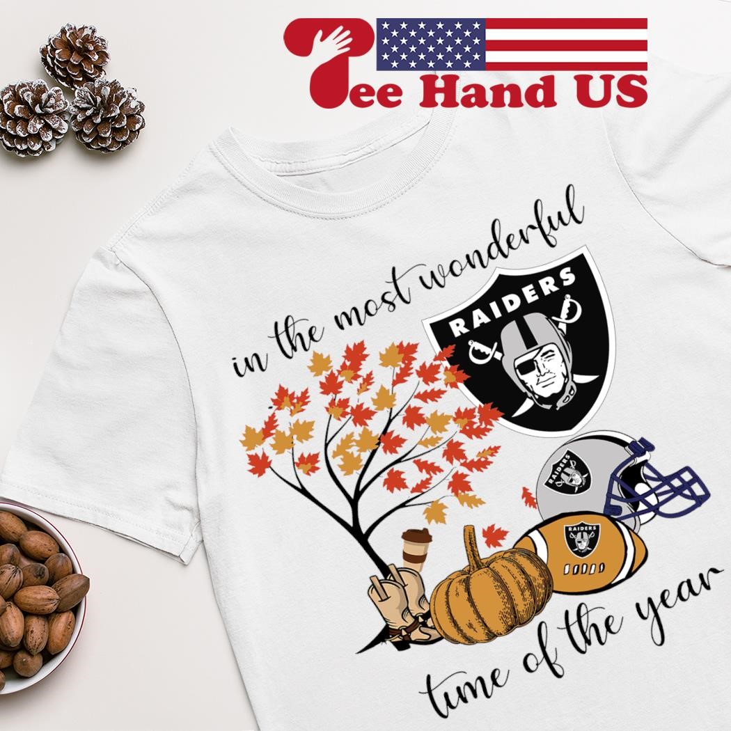 Las Vegas Raiders In The Most Wonderful Time Of The Year shirt, hoodie,  sweater, long sleeve and tank top