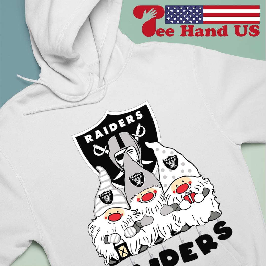 Las Vegas Raiders Youth Logo Allover Print Long Sleeve T-Shirt