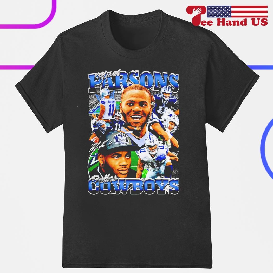 Micah Parsons 11 Dallas Cowboys player football vintage poster gift shirt,  hoodie, sweater, long sleeve and tank top