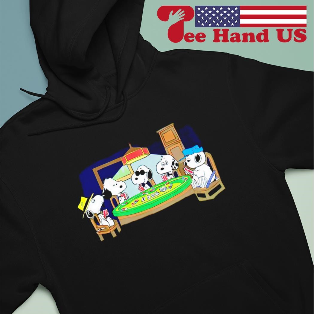 Peanuts Snoopy Poker shirt hoodie.jpg