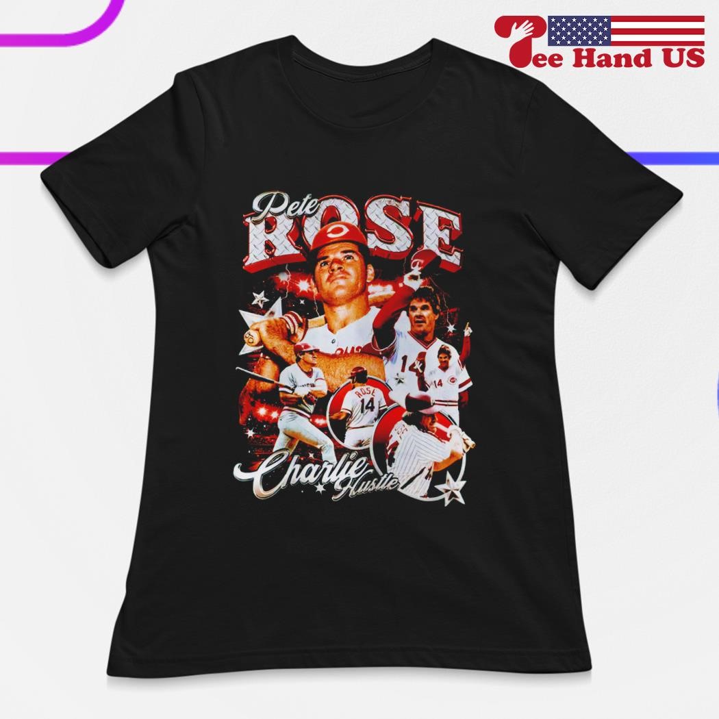 Pete rose charlie hustle signature shirt - Online Shoping