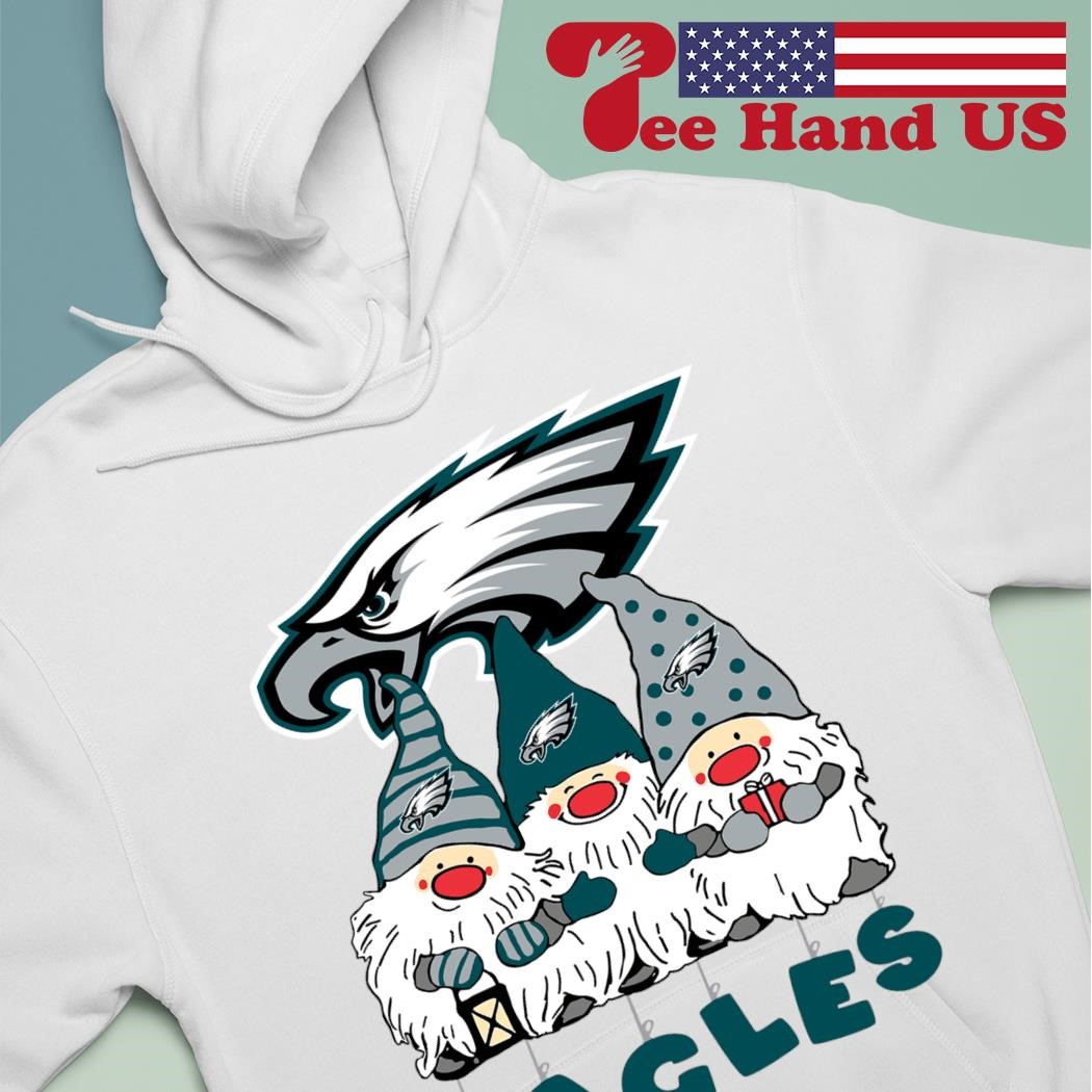 Happy Merry Christmas the Gnomes Philadelphia Eagles logo shirt, hoodie,  sweater, long sleeve and tank top