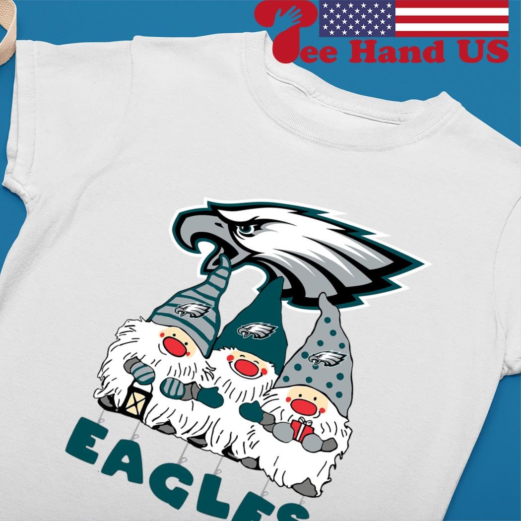 Happy Merry Christmas the Gnomes Philadelphia Eagles logo shirt, hoodie,  sweater, long sleeve and tank top