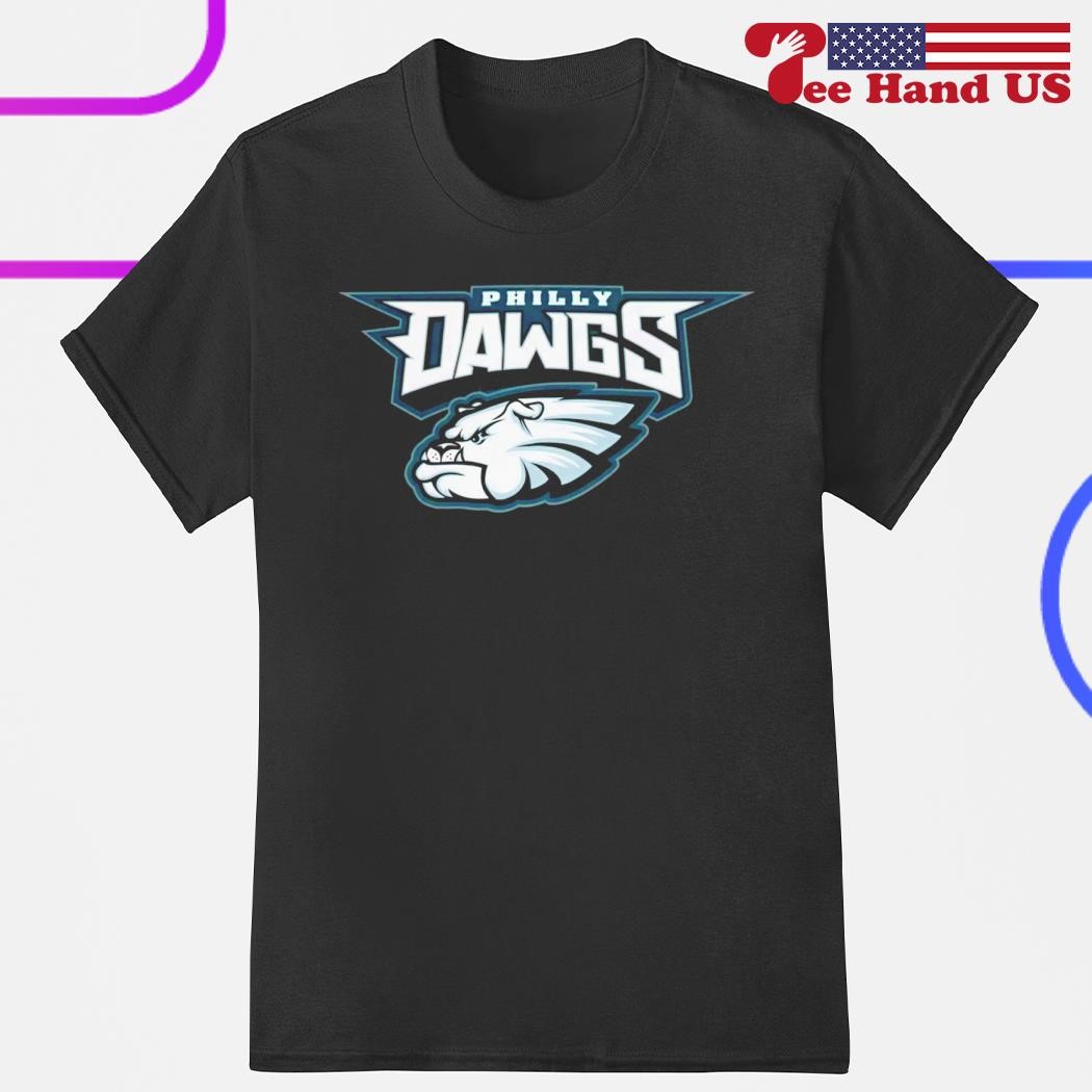 Philadelphia Eagles X Georgia Bulldogs Philadelphia Dawgs logo retro shirt,  hoodie, sweater, long sleeve and tank top