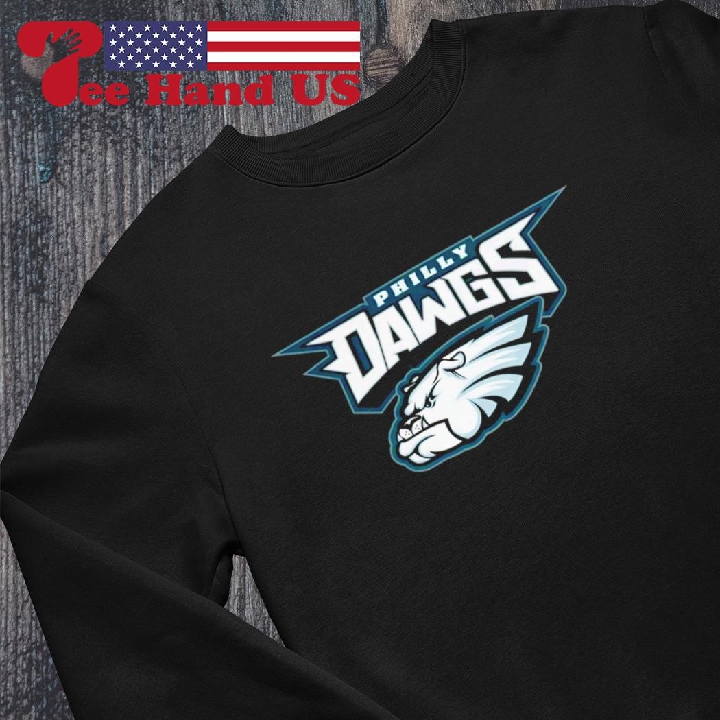 Philadelphia Eagles X Georgia Bulldogs Philadelphia Dawgs logo retro shirt,  hoodie, sweater, long sleeve and tank top