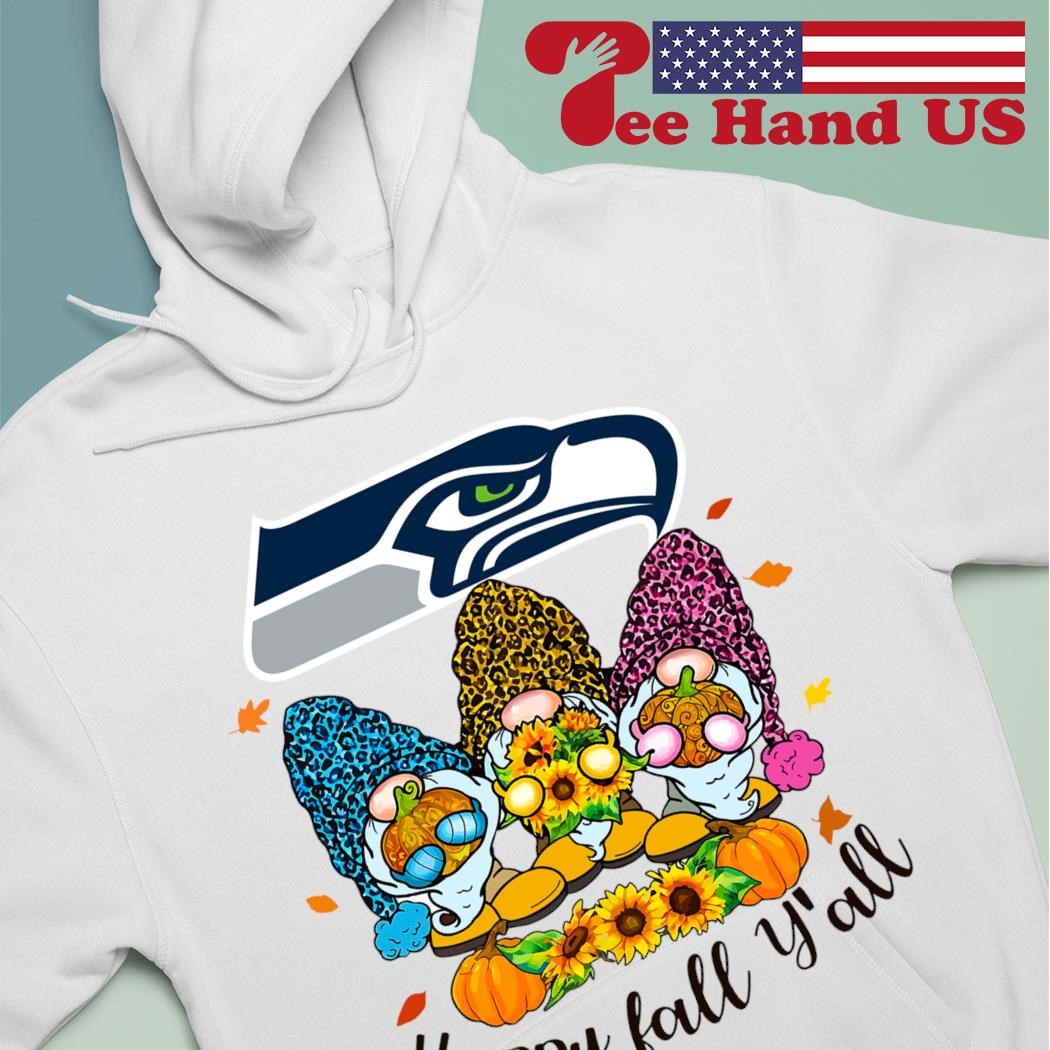 Seattle Seahawks Happy Fall Y'all shirt, hoodie, sweater, long