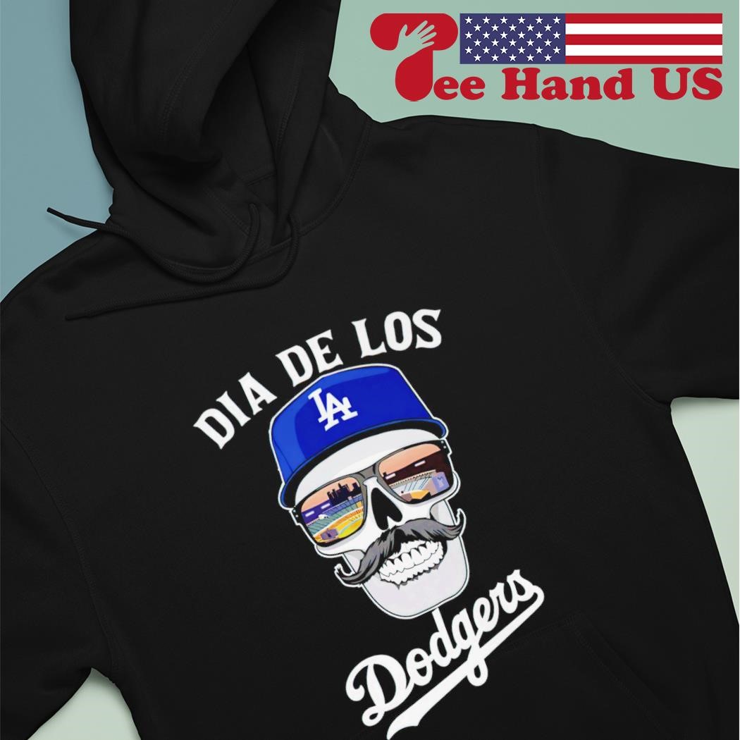 Skull dia de Los Angeles Dodgers shirt - Online Shoping