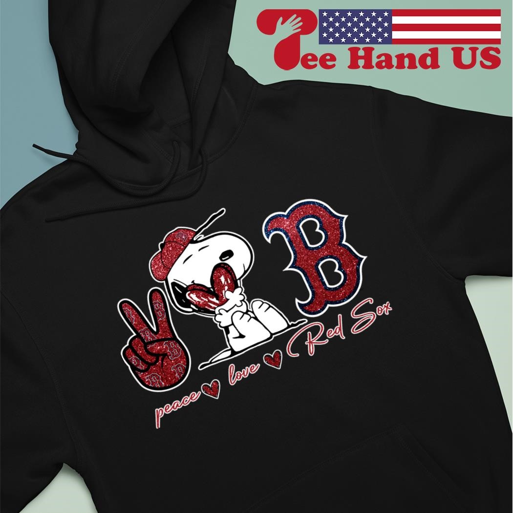 Snoopy Boston Red Sox Peace Love Red Sox Shirt, hoodie, sweater, long  sleeve and tank top