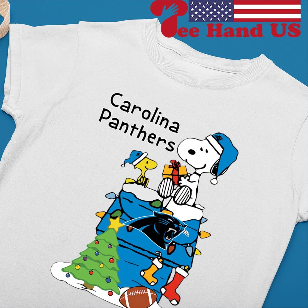 Snoopy Carolina Panthers Christmas shirt, hoodie, sweater, long