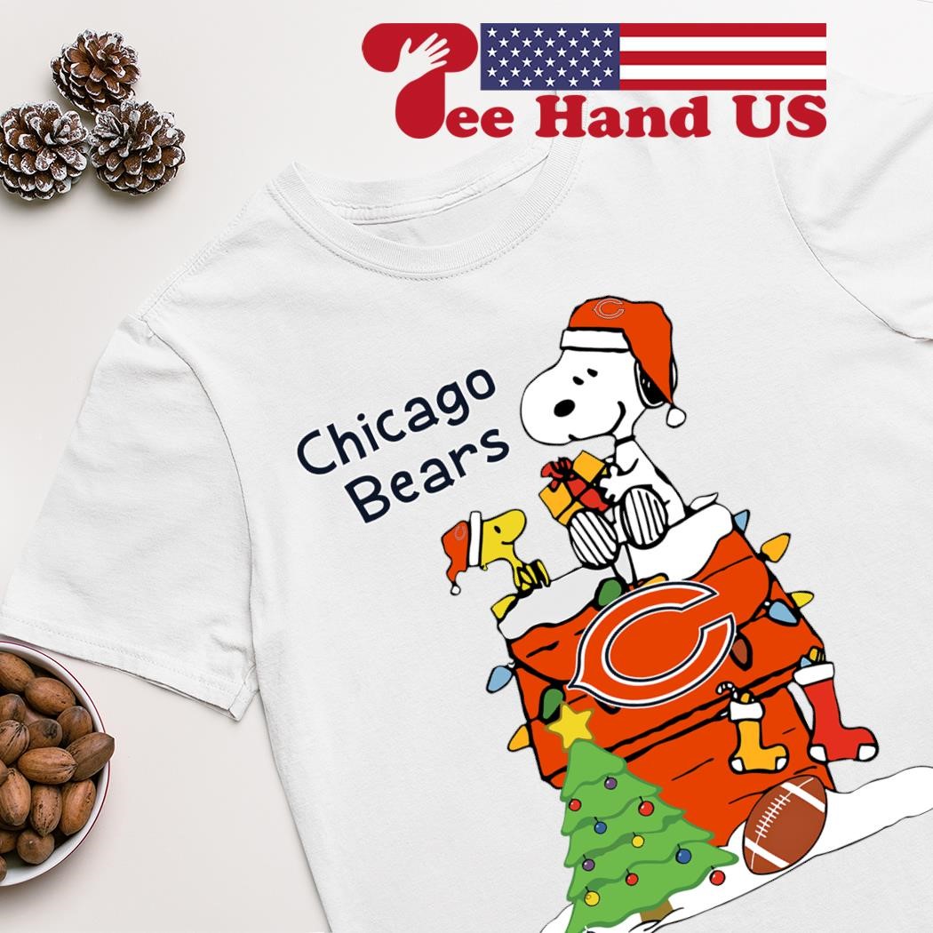 Snoopy Chicago Bears Christmas shirt, hoodie, sweater, long sleeve