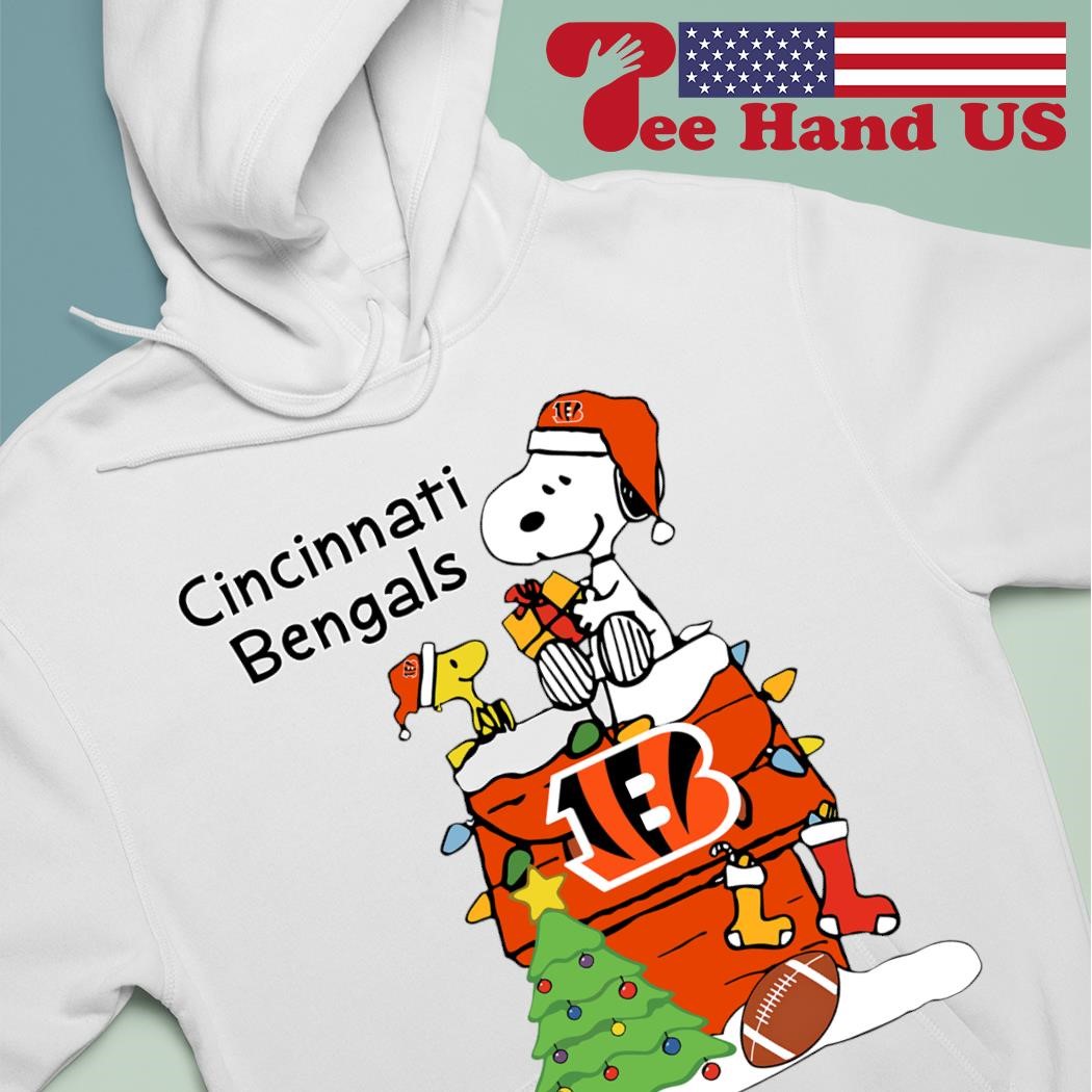 Snoopy Cincinnati Bengals Christmas shirt, hoodie, sweater, long sleeve and  tank top