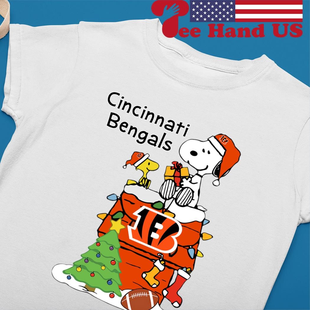 Christmas Snoopy Cincinnati Bengals Shirt, hoodie, longsleeve, sweatshirt,  v-neck tee