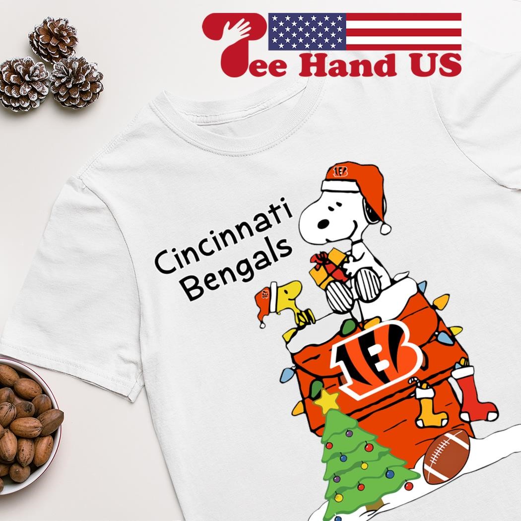 Snoopy Cincinnati Bengals Christmas shirt, hoodie, sweater, long sleeve and  tank top