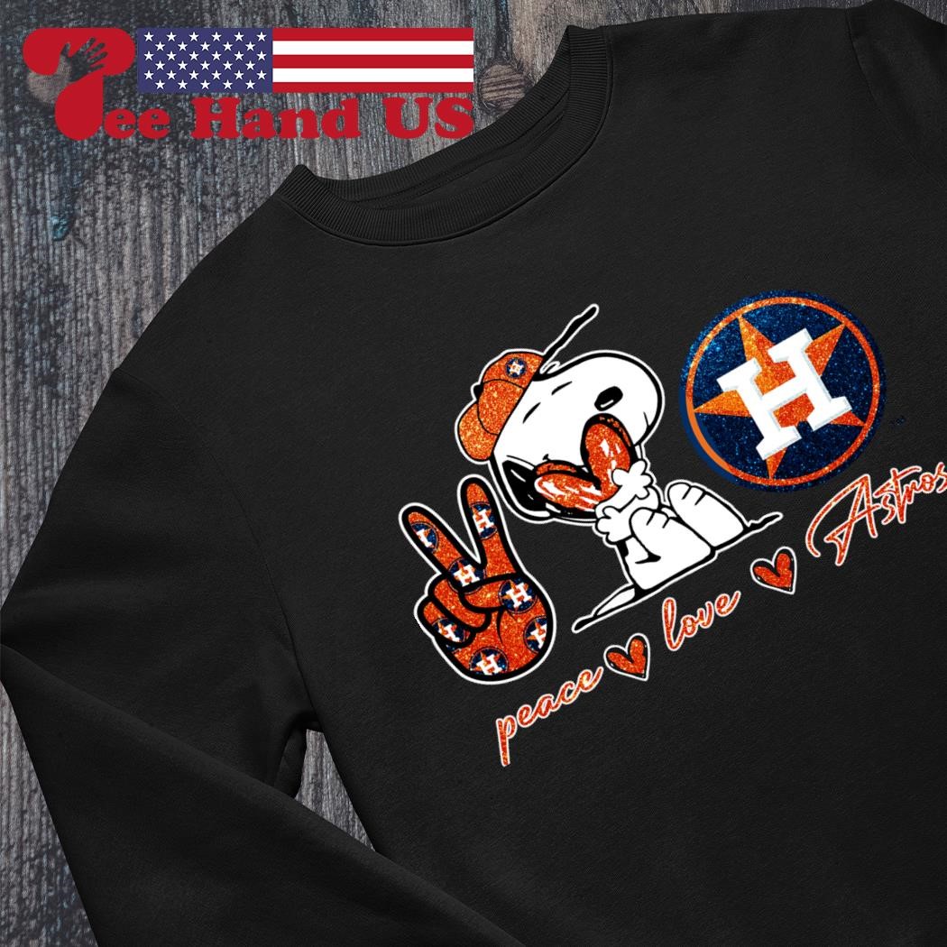 Nice Houston Astros Peace Love Astros Shirt, hoodie, sweatshirt and long  sleeve
