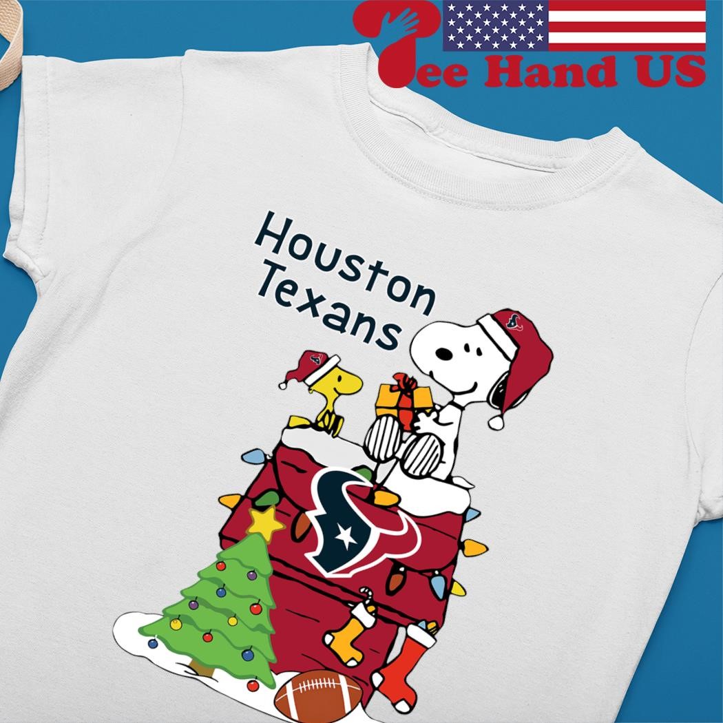 Snoopy Houston Texans Christmas shirt, hoodie, sweater, long
