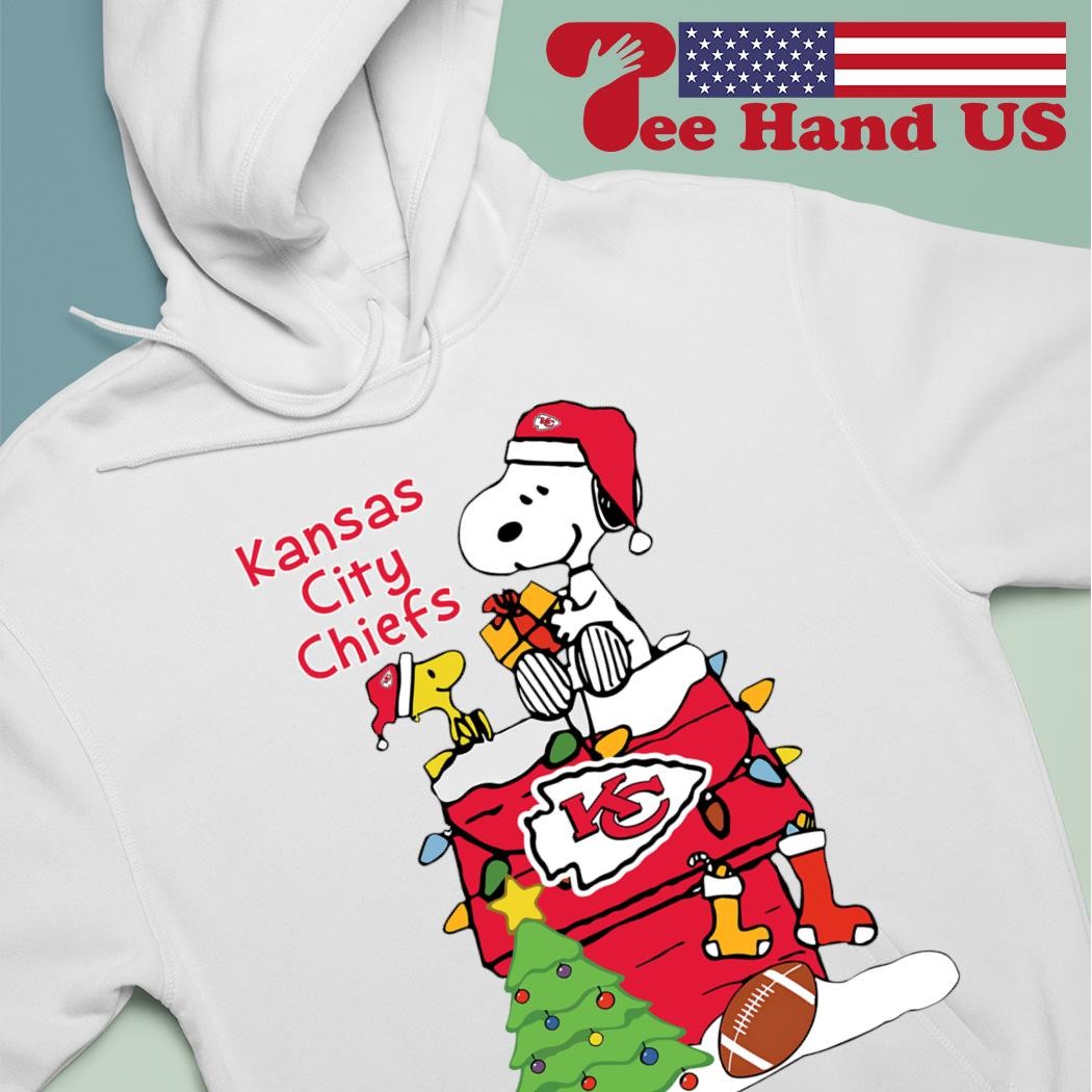 Snoopy The Peanuts Kansas City Chiefs Christmas T-Shirt - Shirt Low Price