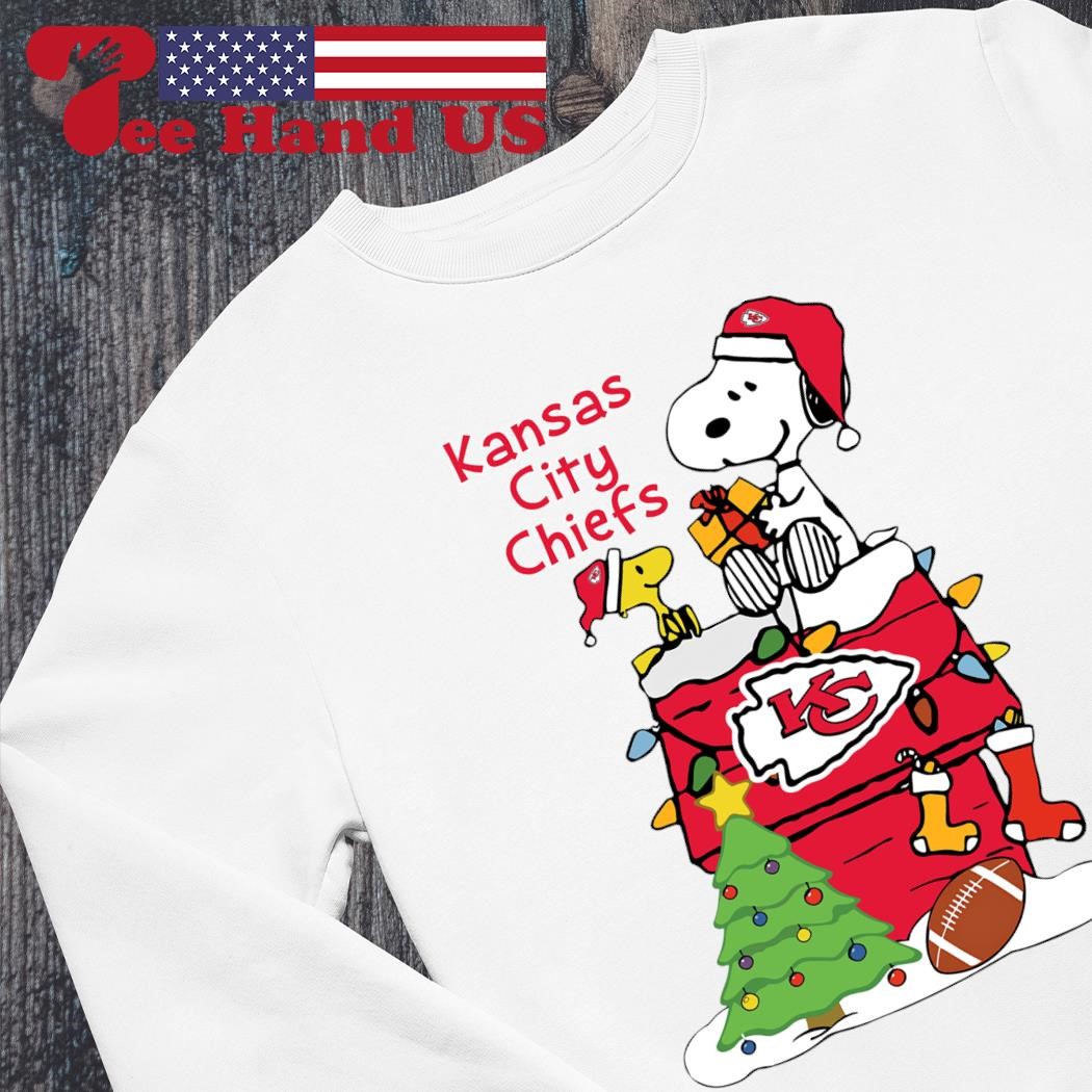 Happy Merry Christmas Snoopy Kansas City Chiefs logo gift shirt, hoodie,  sweater, long sleeve and tank top