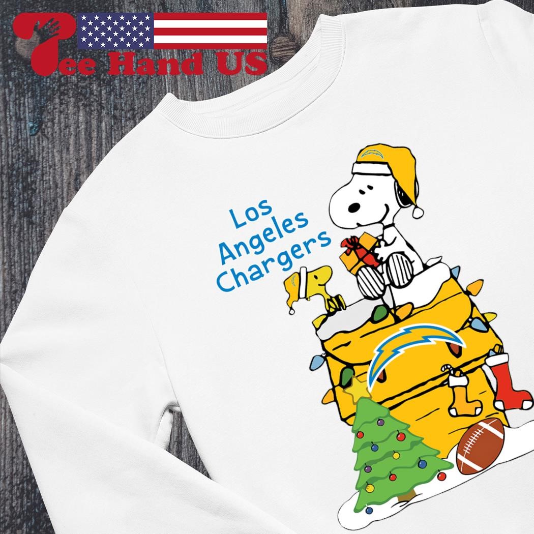Snoopy Los Angeles Chargers Christmas shirt, hoodie, sweater, long sleeve  and tank top