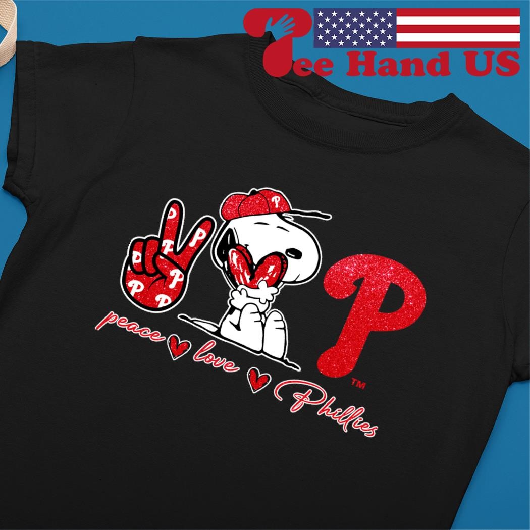 Snoopy Philadelphia Phillies Peace Love Phillies shirt, hoodie, sweater,  long sleeve and tank top