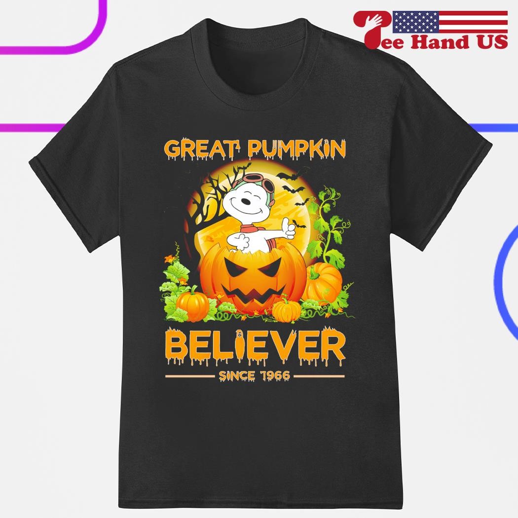 Great 1966 Pumpkin Halloween Believer Shirt