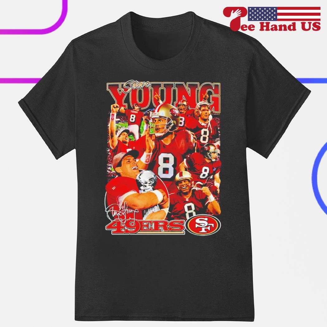 NFL 49ers Steve Young Youth (8-20) Retired Legends T-Shirt 