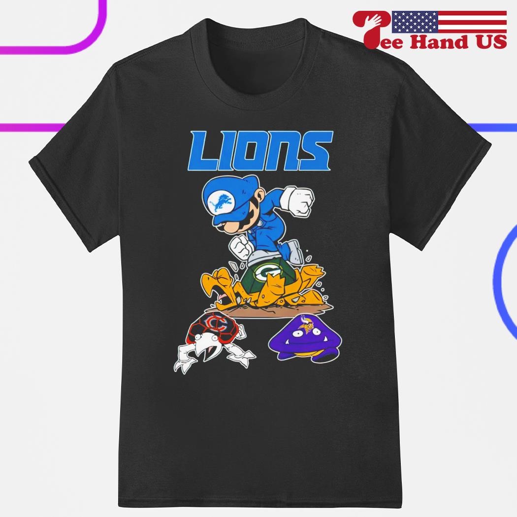 Mario The Detroit Lions Shirt, hoodie, longsleeve, sweatshirt, v