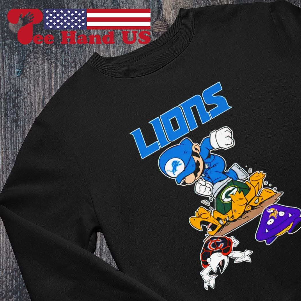 Mario The Detroit Lions Game Football Funny Gift Shirt, hoodie, sweater,  long sleeve and tank top