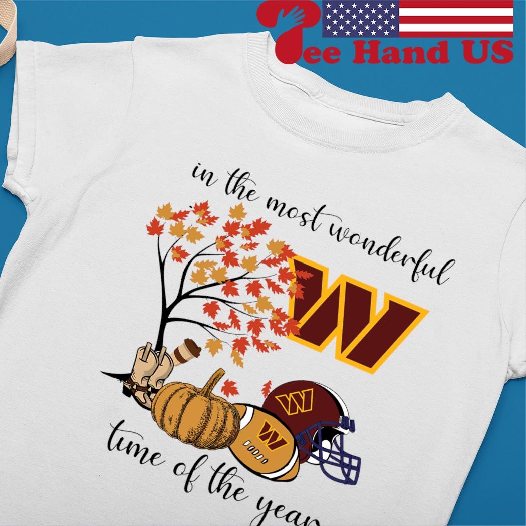 Washington Commanders In The Most Wonderful Time Of The Year shirt, hoodie,  sweater, long sleeve and tank top