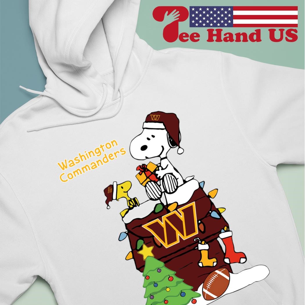 Washington Commanders Snoopy Christmas shirt, hoodie, sweater