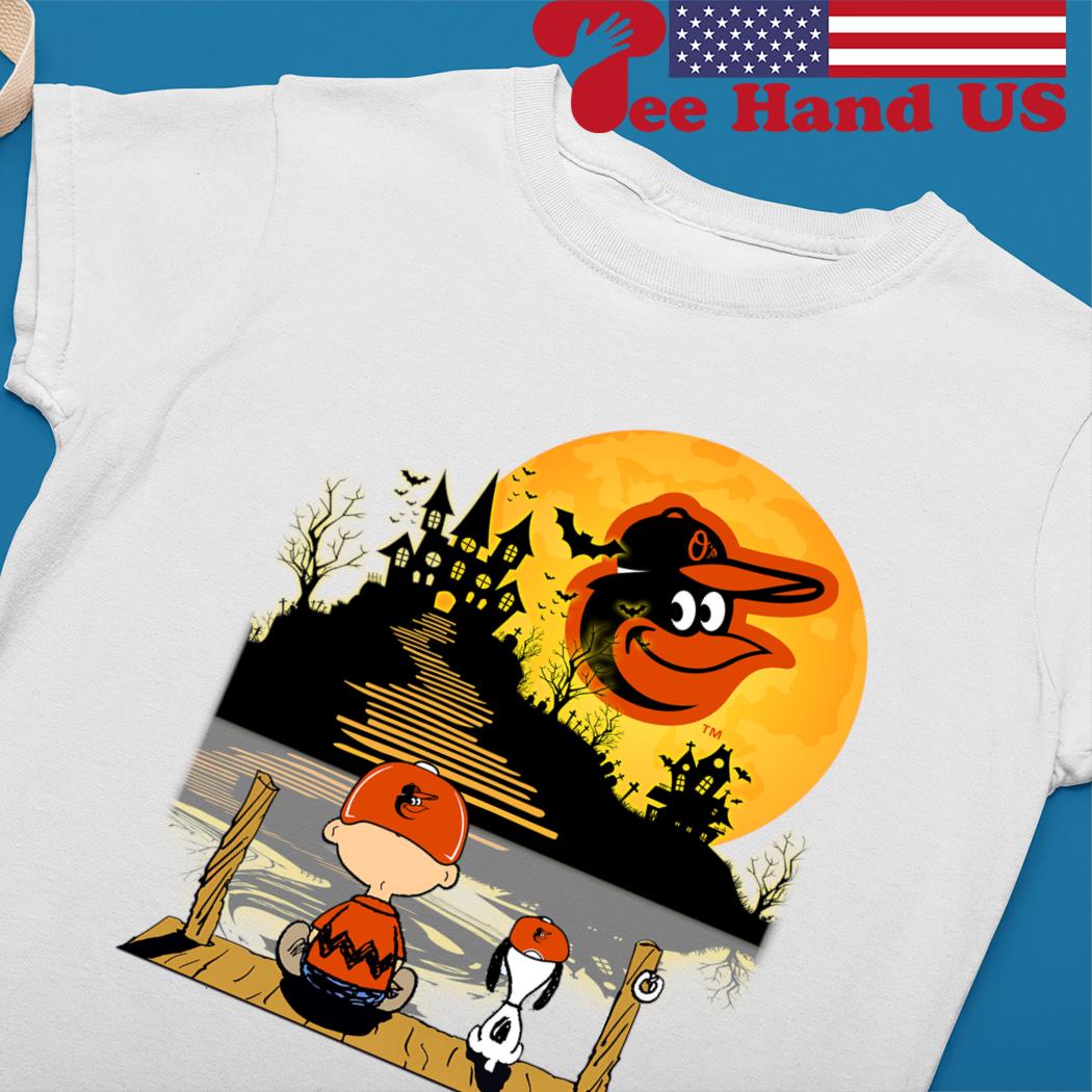 Peanuts Charlie Brown And Snoopy Playing Baseball Baltimore Orioles shirt,sweater,  hoodie, sweater, long sleeve and tank top