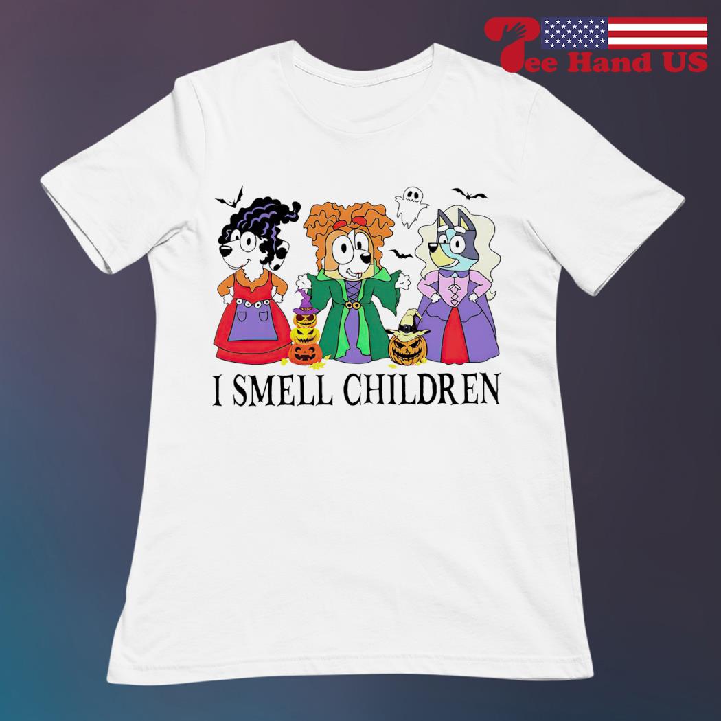 I Smell Children Bluey Halloween Shirt, Bluey Bingo Hocus Pocus