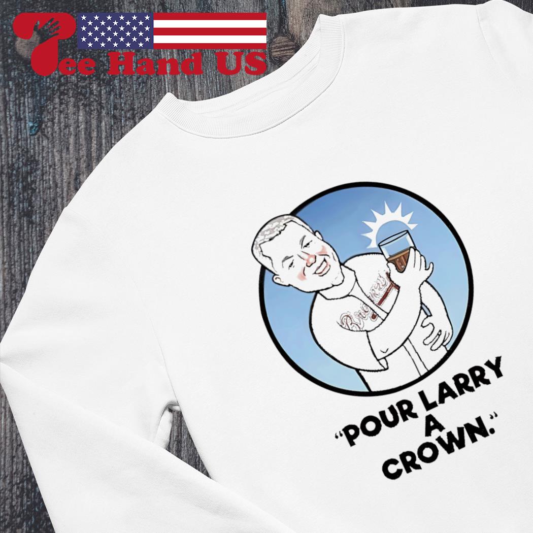 Pour Larry A Crown Blue Shirt, Custom prints store