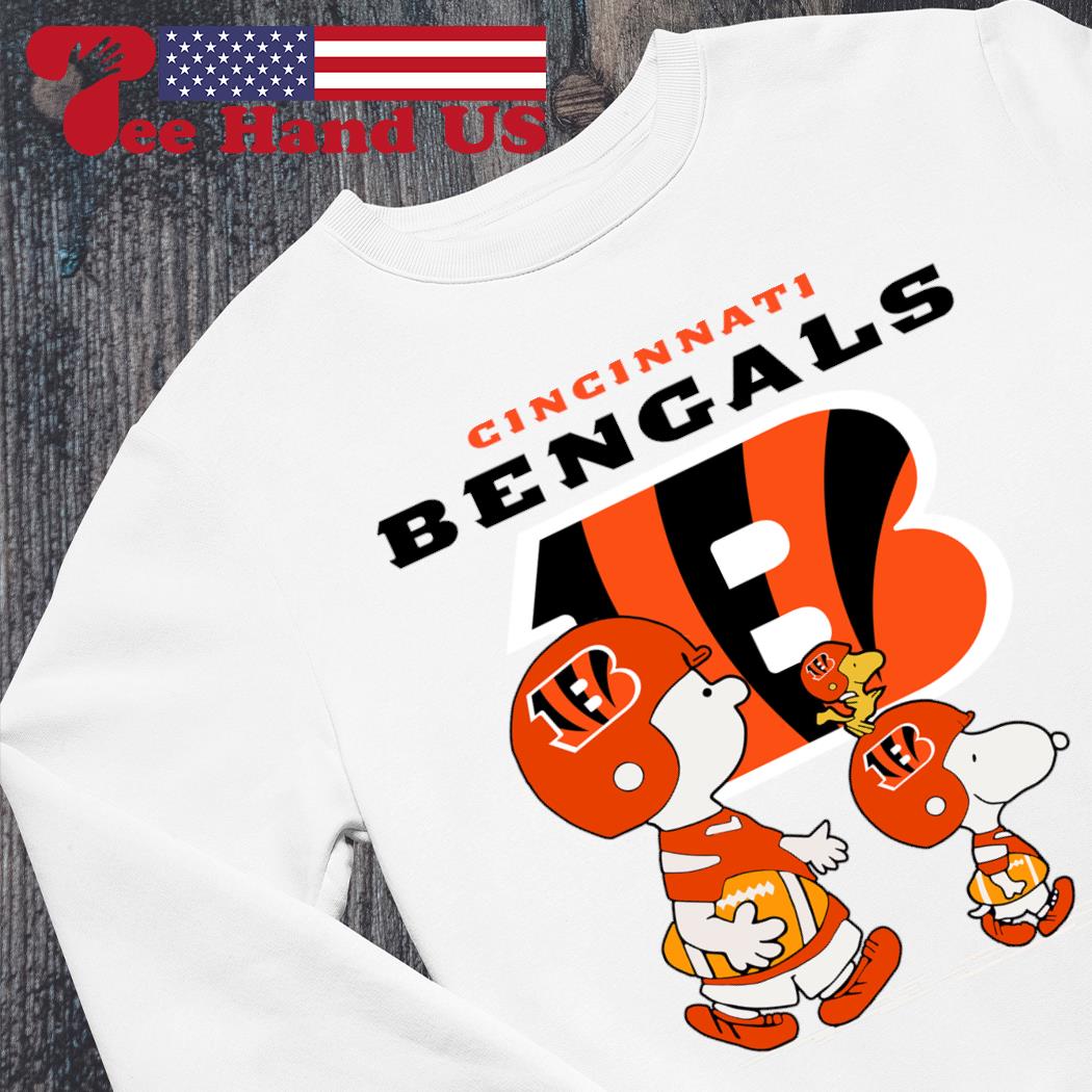 Cincinnati Bengals Snoopy and Charlie Brown Peanuts shirt, hoodie, sweater,  long sleeve and tank top