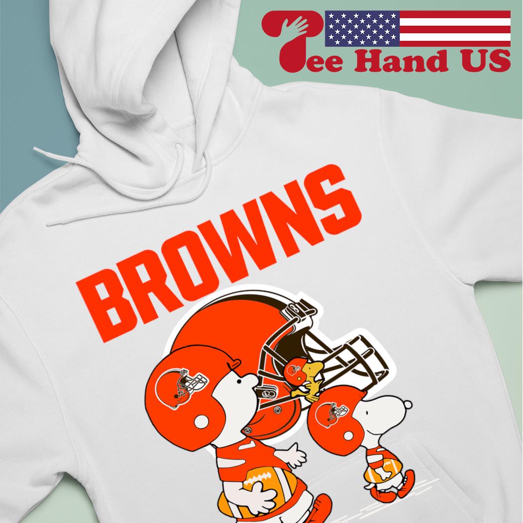 Cleveland Browns Snoopy and Charlie Brown Peanuts shirt, hoodie, sweater,  long sleeve and tank top