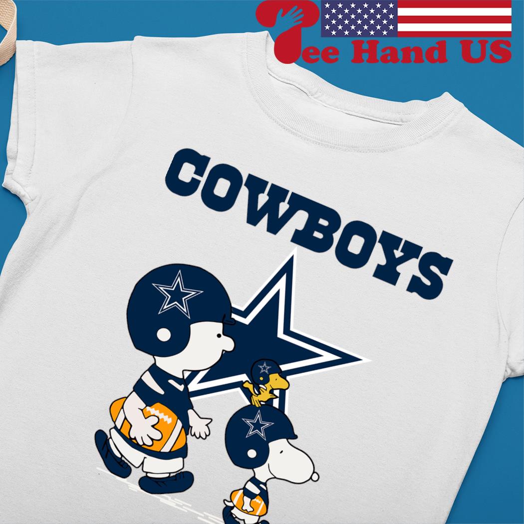 Peanuts Snoopy Football Team Cheer For The Dallas Cowboys Shirt