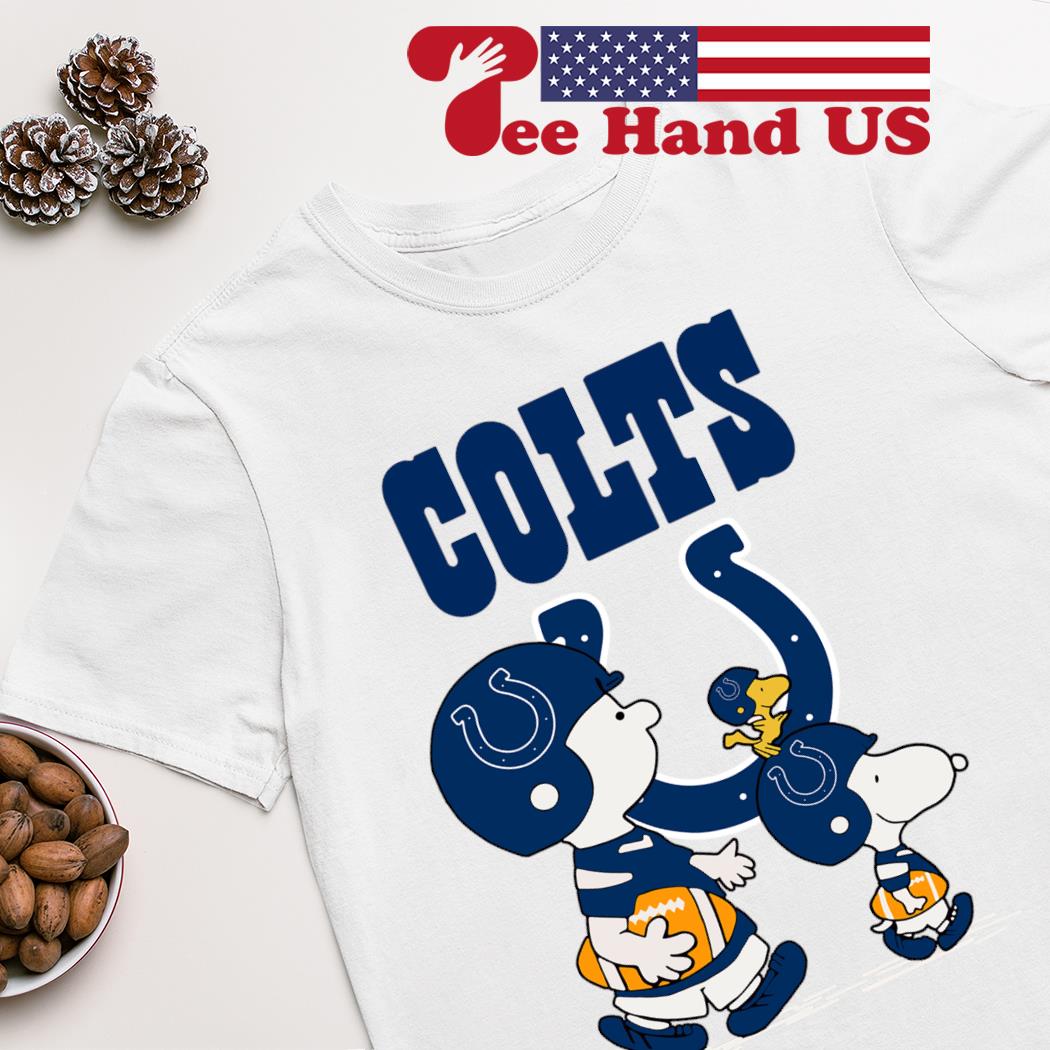 Indianapolis Colts Snoopy and Charlie Brown Peanuts shirt, hoodie, sweater,  long sleeve and tank top