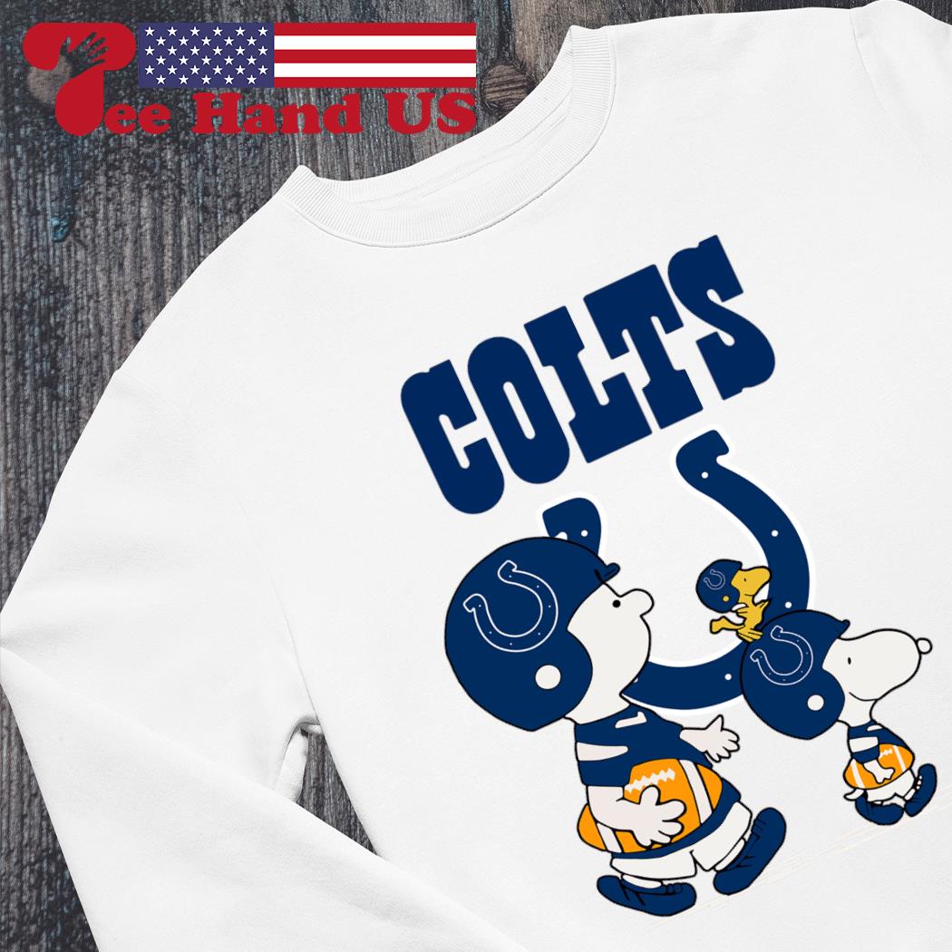 Indianapolis Colts Snoopy and Charlie Brown Peanuts shirt, hoodie