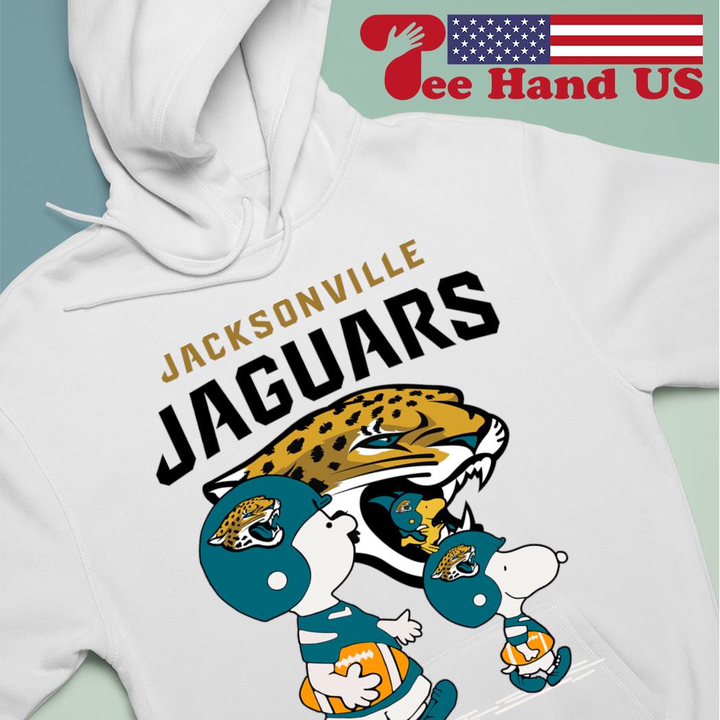 Jacksonville Jaguars Peanuts Snoopy Charlie Brown And Woodstock T-shirt,Sweater,  Hoodie, And Long Sleeved, Ladies, Tank Top