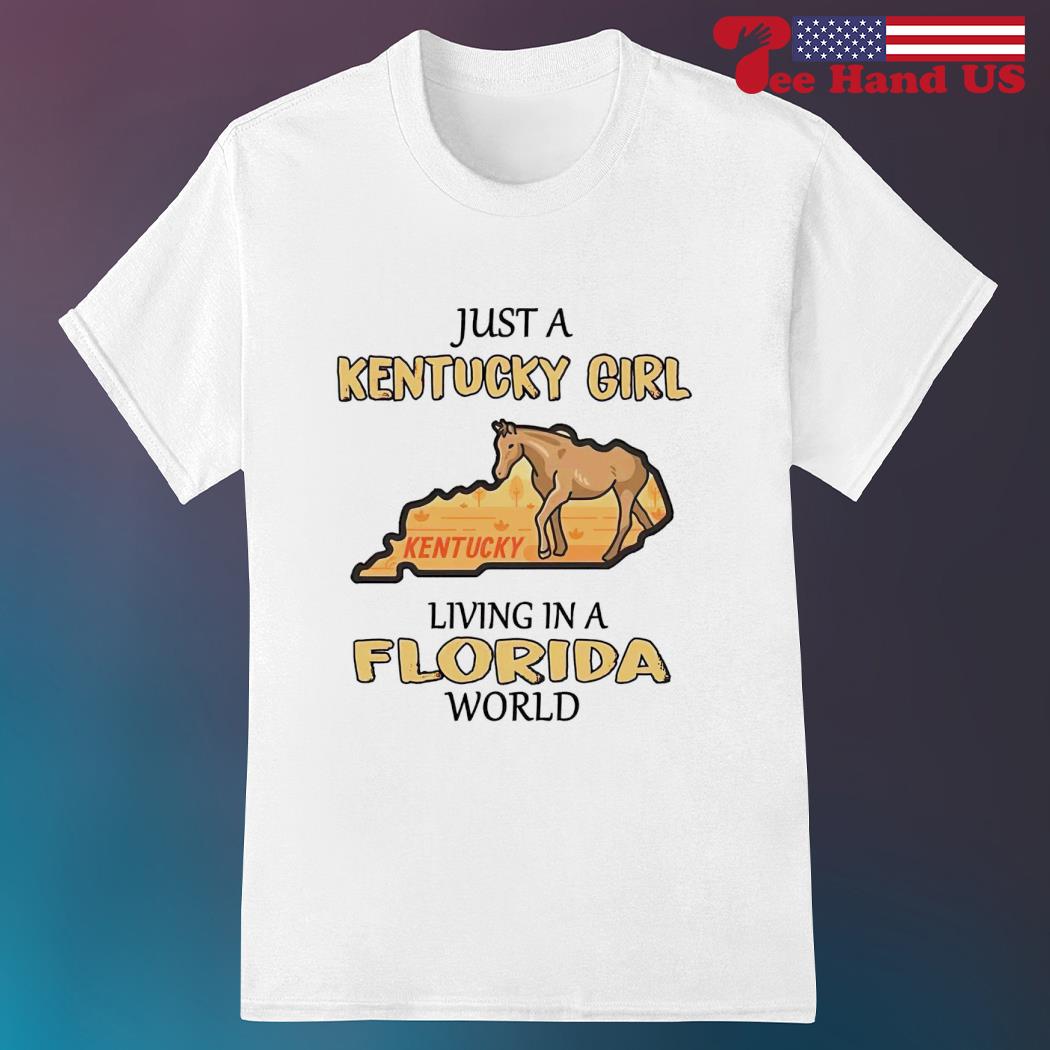 Just A Michigan Girl In A Florida World T Shirt Just A Michigan Girl In A Florida World T Shirt
