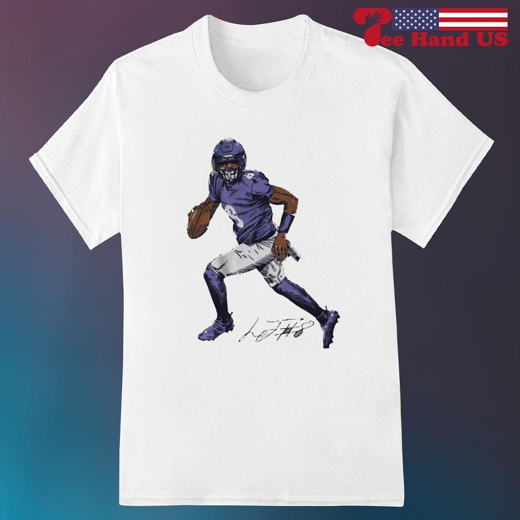 Lamar Jackson Superstar Pose signature shirt, hoodie, sweater, long sleeve  and tank top