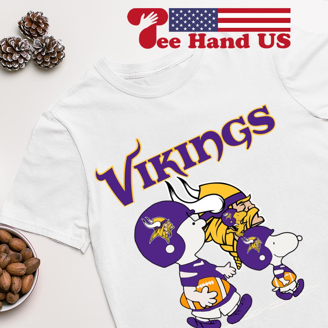 Snoopy And Friends Minnesota Vikings Shirt - High-Quality Printed